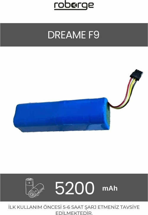 Dreame F9 Robot Süpürge Uyumlu Batarya 5200 mAh - Muadil Ürün