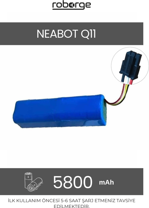 Neabot Q11 Robot Süpürge Uyumlu Batarya 5800 mAh - Muadil Ürün