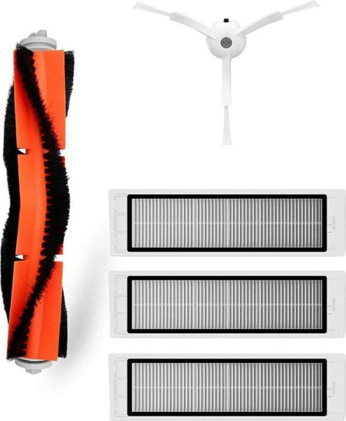 Xiaomi Vacuum Cleaner (Global) (SDJQR02RR) Robot Süpürge Uyumlu 5'li Yedek Parça Seti