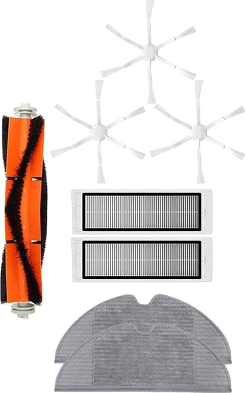 Xiaomi Vacuum Mop 2 (STYTJ03ZHM) Robot Süpürge Uyumlu 8'li Yedek Parça Seti