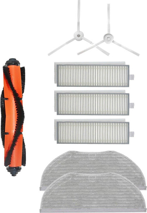 Xiaomi Vacuum Mop 2in1 Essential (MJSTG1) Robot Süpürge Uyumlu 8'li Yedek Parça Seti