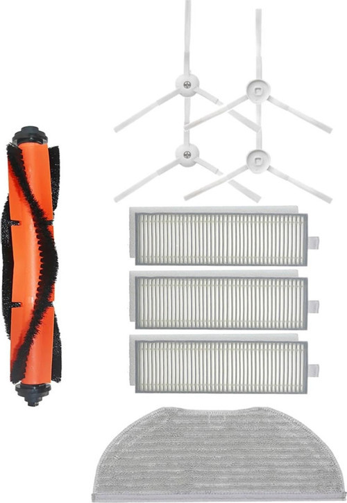 Xiaomi Vacuum Mop 2in1 Essential (MJSTG1) Robot Süpürge Uyumlu 9'lu Yedek Parça Seti