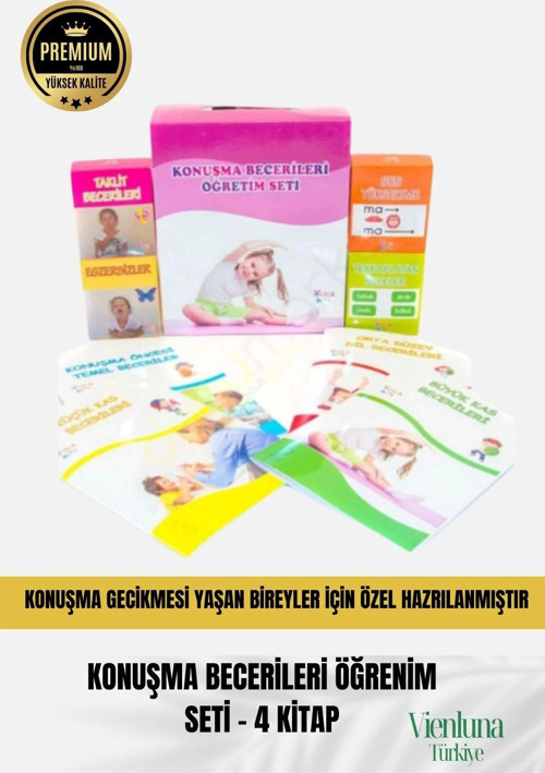 Özel Çocuk Rehabilitasyon Kişisel Tepki Verdirici Konuşma Becerisi Geliştirici Eğitim Öğretim Seti