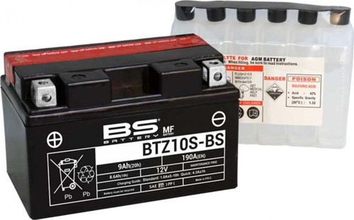 Akü Sla (kuru) Btz10s 12v9ah 2015-2023 Kawasaki Vulcan S