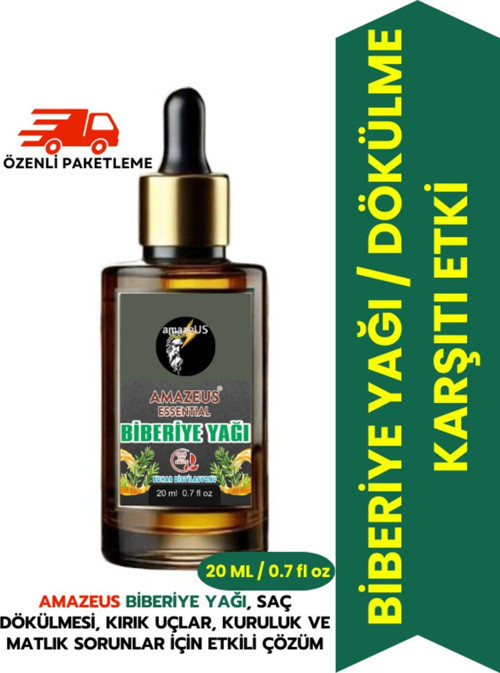 Biberiye Yağı (%100 Saf Ve Doğal) Besleyici Etki 20 Ml / 0.7 Fl Oz