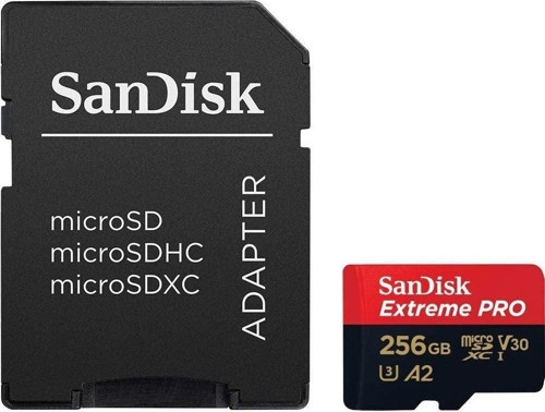 256GB MicroSDXC Extreme Pro 200MB/s Hafıza Kartı
