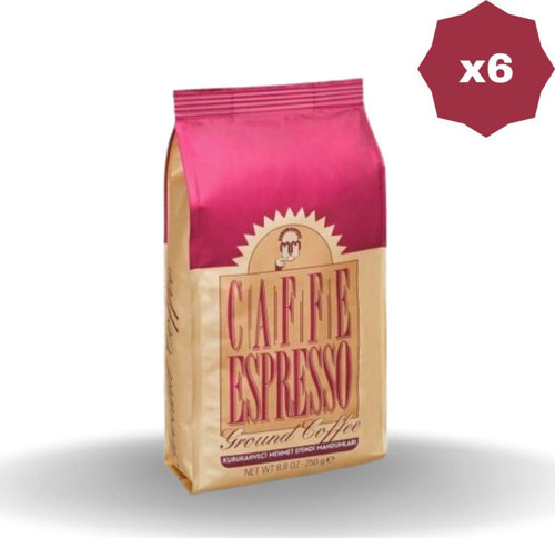 Mehmet Efendi Mehmet Efendi Espresso No:3 Çekirdek Kahve - (6 Adet)