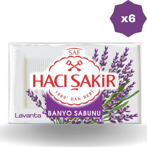 Lavanta Kokulu Banyo Sabunu 150 Gr - (6 Adet)