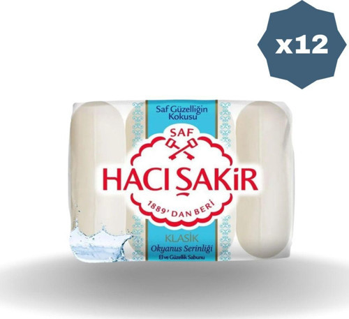 Hacışakir Güzellik Okyanus Serinliği 4X70 Gr Sabun - (12 Adet)