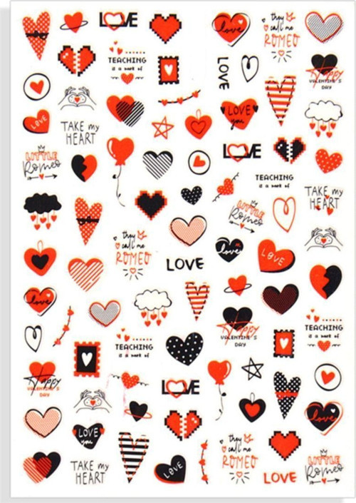 Nail Art Tırnak Süsleme Sticker Tırnak Dövmesi Tırnak Tattoo