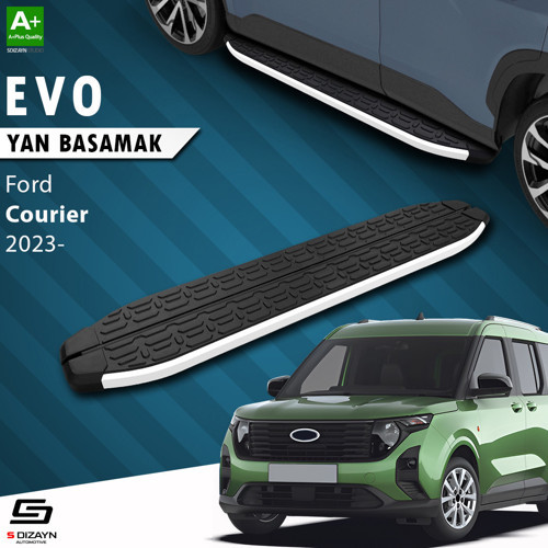 S-Dizayn Ford Courier 2 Evo Aluminyum Yan Basamak 183 Cm 2023 Üzeri A+ Kalite