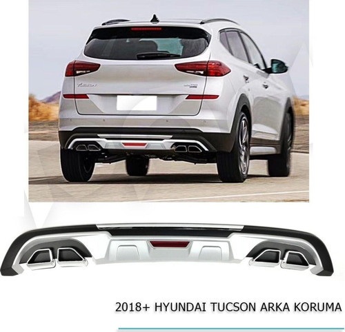 Hyundai Tucson 2019+Uyumlu Arka Koruma Difüzör