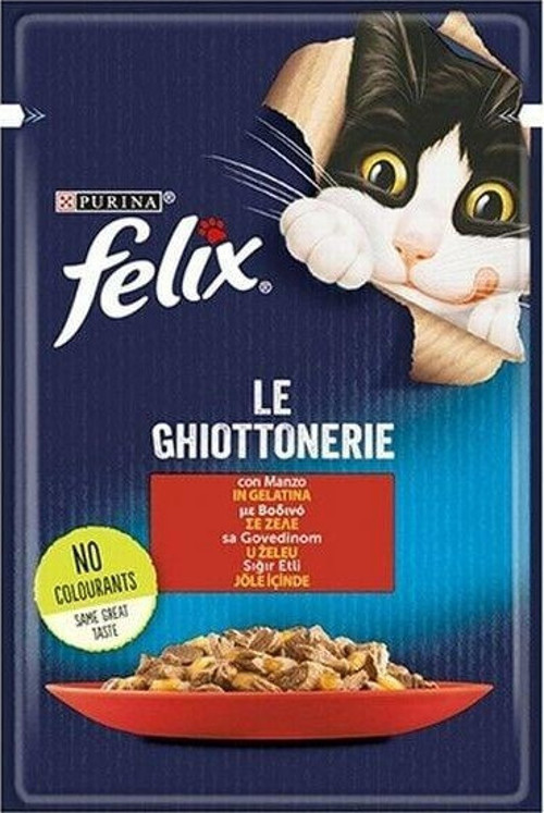 Pouch Sığır Etli Yetişkin Kedi Konservesi 26 Adet 85 Gr - Petshopundan