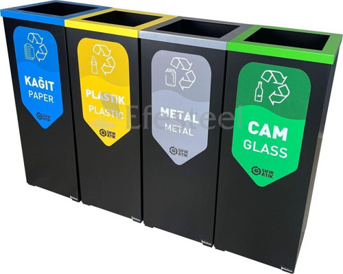 Kağıt Plastik Cam Geri Dönüşüm Kovası