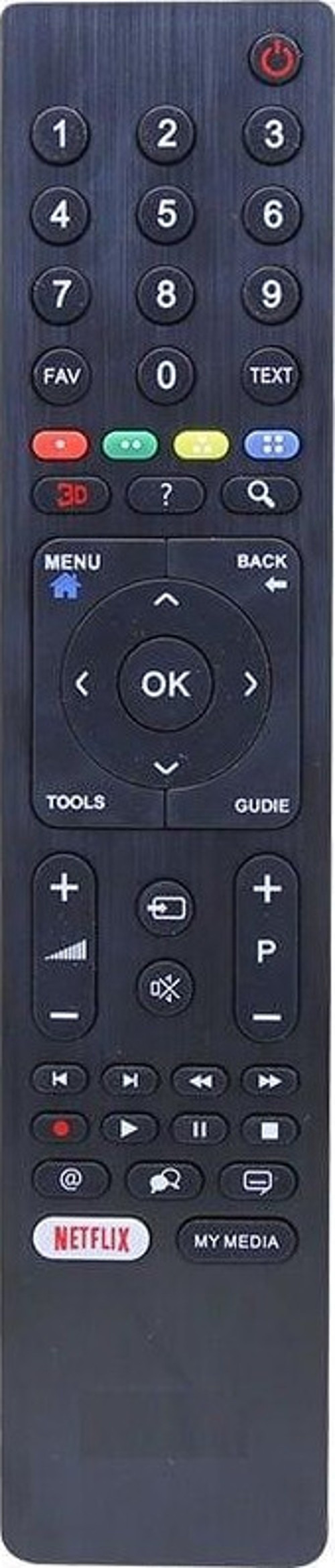 Beko Led Tv Kumandası- Netflix Tuşlu RM-L1383- RM-L1396