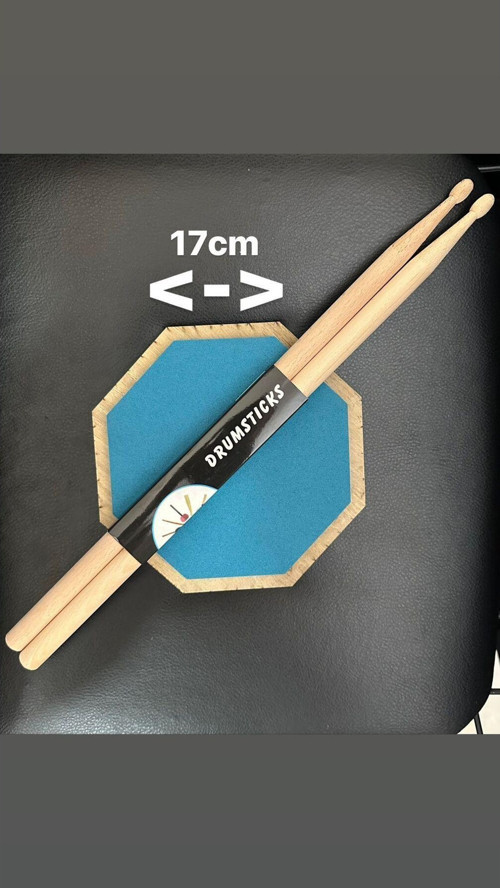 Bateri Çalışma Pedi 17Cm Mavi - Baget