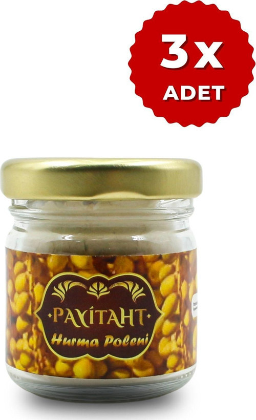 katıksız Organik Medine Hurma Poleni 20G. %100 Saf 3lü Paket