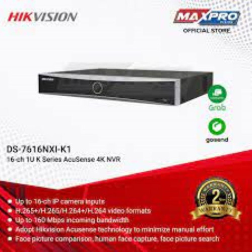 HAIKON DS-7616NXI-K1 K-SERİSİ 16 KANAL NVR KANAL KAYIT CİHAZI