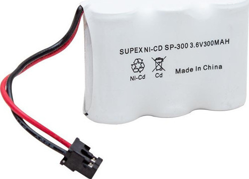 SUPEX NI-CD 3LÜ KISA AÇIK 3.6V 300 MAH TELSİZ TELEFON PİLİ (SP-300)