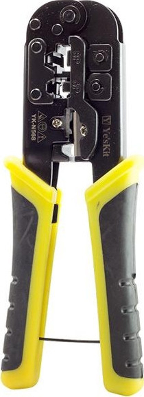 YK-N568 RJ11-RJ12-RJ22-RJ45 Sıkma Pensesi Ethernet Telefon İnternet Jack Soket Takma Pensesi