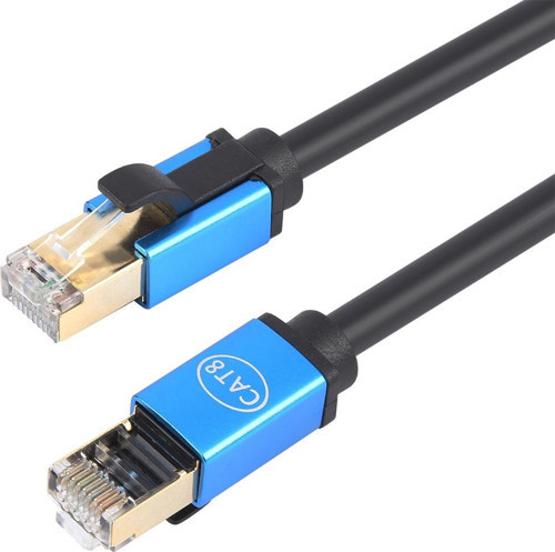 Cat8 Ethernet RJ45 Ethernet 3 Metre Kablo 40 Gbps Hız Destekli İnternet Kablosu Jack Soketli Hazır Kablo