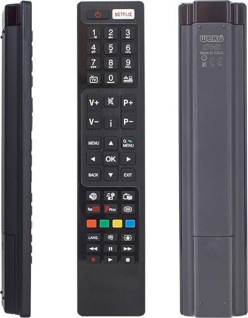 Weko KL Vestel RC4848F RC5 30094759 Netflix-Youtube-Play Tuşlu Lcd Tv Kumandası