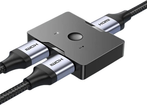 Jasoz HDMI Dagitici 4K 60Hz Çift Yönlü HDMI Çogalticı 2in1 Çift Yönlü HDMI Switch Adaptör