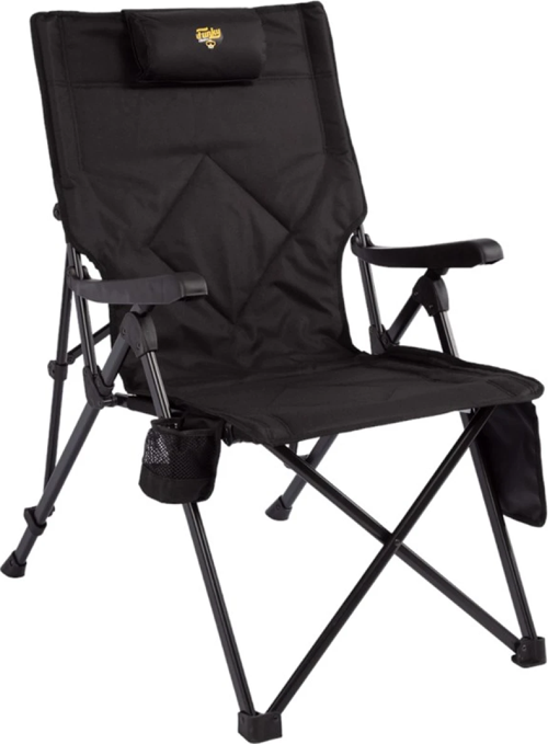 Comfort 3 Kademeli Katlanabilir Kamp Sandalyesi - Siyah