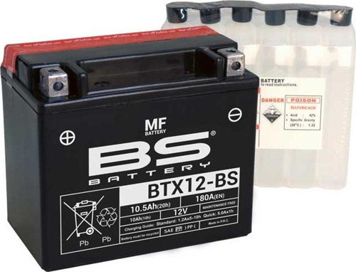 Akü Btx12-bs 12v10ah 2021-2022 Aprilia Tuono 125