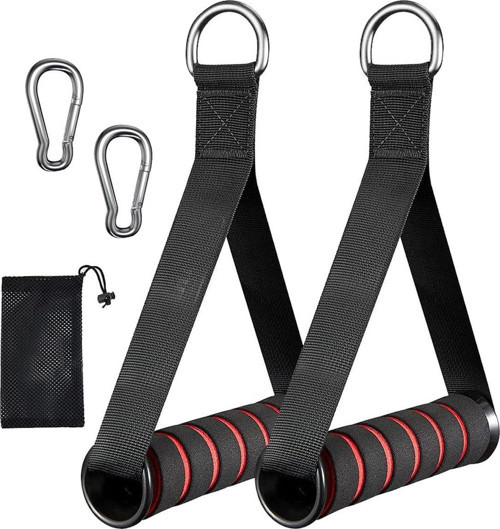Spor Fitness Gym Direnç Lastiği Elciği 2 Adet Elcik 260kg Çantalı Karabinalı Ağırlık Çekiş Aparatı Süngerli