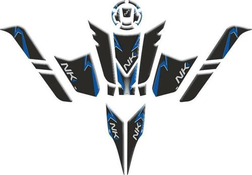 Tank Pad Seti 002 Siyah-mavi Cf Moto 250 Nk 2018-2023
