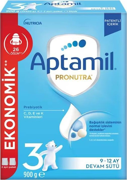 Pronutra 3 Devam Sütü 900 gr 9-12 Ay