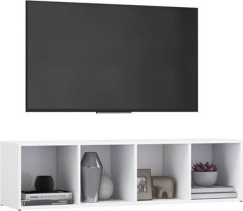 Tdesigno Tdesıgno Ezgi Televizyon Sehpası - Ünitesi -Kitaplık-Beyaz 144 Cm 4 Raflı