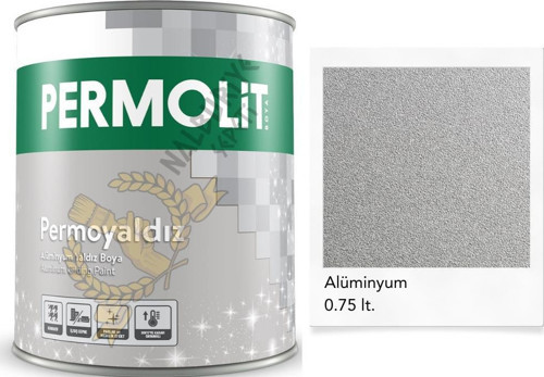 Isıya Dayanıklı Dekoratif Yaldız Boya ALÜMİNYUM 0.75 Lt.
