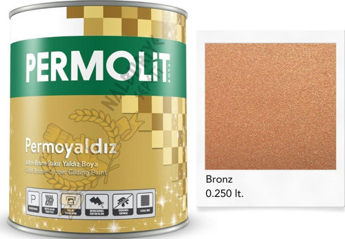Isıya Dayanıklı Dekoratif Yaldız Boya BRONZ 0.250 Lt.