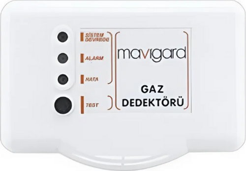 GDR-220M Konvansiyonel Doğalgaz (Metan) Gaz Dedektörü, Röle Çıkışlı, 220V AC