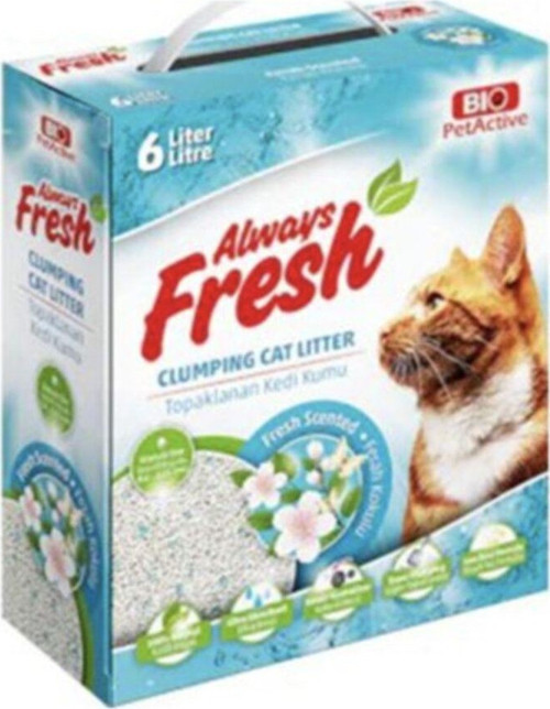 Always Fresh Ferah Kokulu Topaklanan Bentonite Kedi Kumu 6 Lt