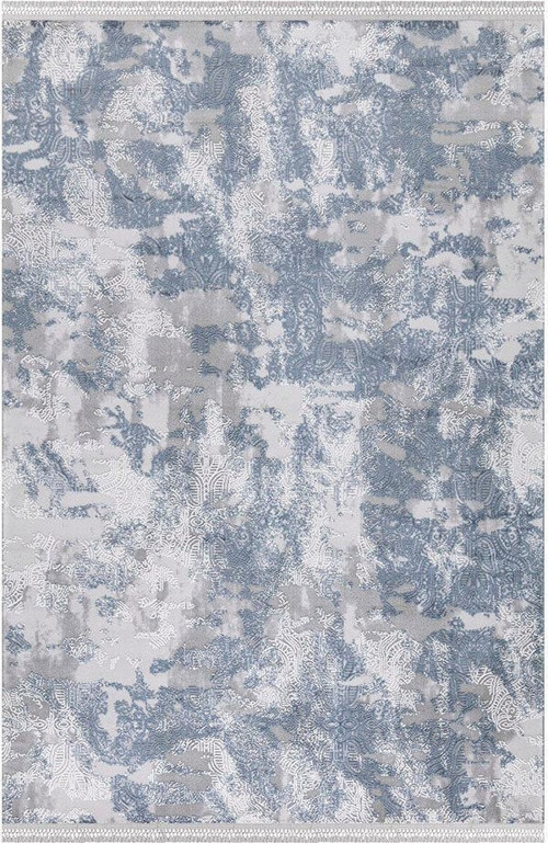 Blossom Lacivert Füme Modern Eskitme Halı