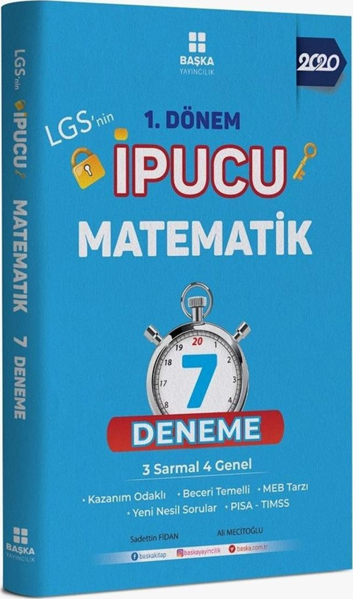 Başka Yayınları 8. Sınıf LGS 1. Dönem Matematik İpucu 7 Deneme