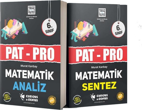 Curious&Genius Yayınları 6. Sınıf Pat- Pro Matematik Seti - Analiz- Sentez