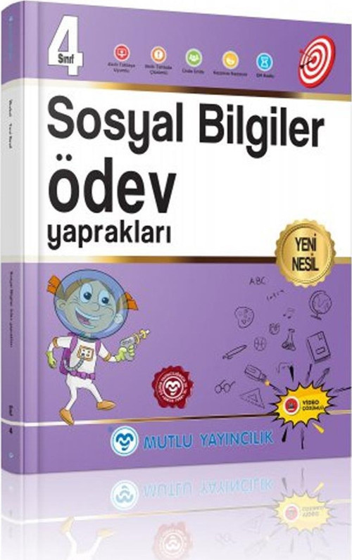 Mutlu Yayınları 4. Sınıf Sosyal Bilimler Ödev Yaprakları