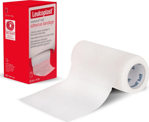 Elastomull Haft Bandaj 79997-05 8cm X 4cm (Yapışkan,Beyaz)