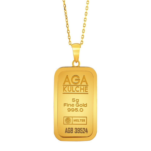5 gr Altın Külçe Kolye