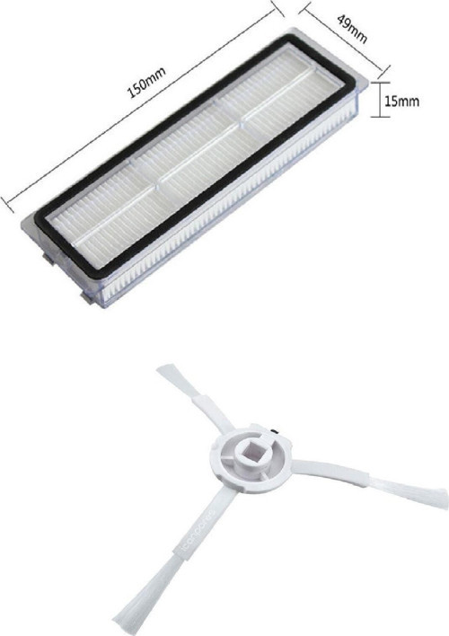 Xiaomi Mi Robot 1C - 2C Mop 2 Ultra (Model No Stytj01Zhm Stytj02Zhm Stytj03Zhm Uyumlu Filtre Fırça)