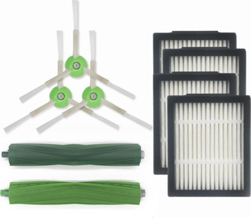 Roomba I7 (7150) I7 I7 Artı (7550) - 4 Adet Hepa Filtre,3 Adet Yan Fırça,1 Set (2 Adet)Ana Fırça