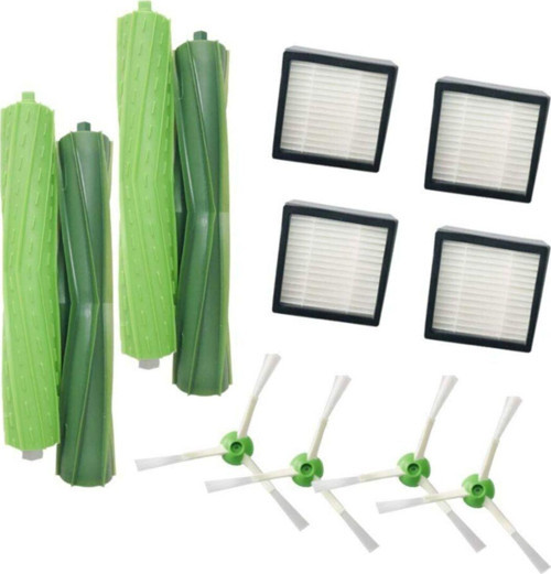 Roomba I7 Uyumlu 4 Adet Hepa Filtre,4 Adet Yan Fırça,2 Set(4 Adet) Ana Fırça
