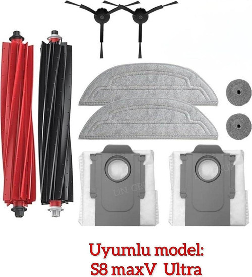 Roborock S8 Maxv Ultra Modeli Ile Uyumlu Yedek Parça Seti