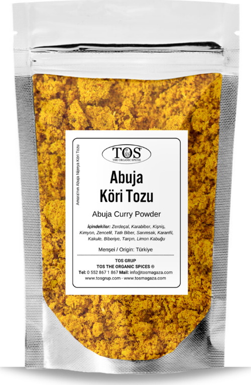 Amara'nın Abuja Nijerya Köri Tozu 500 gr Amara's Abuja Nigerian Curry Powder