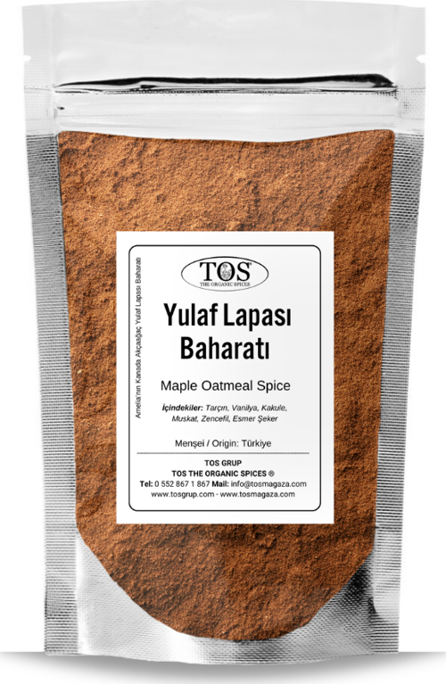 Amelia’nın Kanada Akçaağaç Yulaf Lapası Baharatı 500 gr Amelia’s Canadian Maple Oatmeal Spice