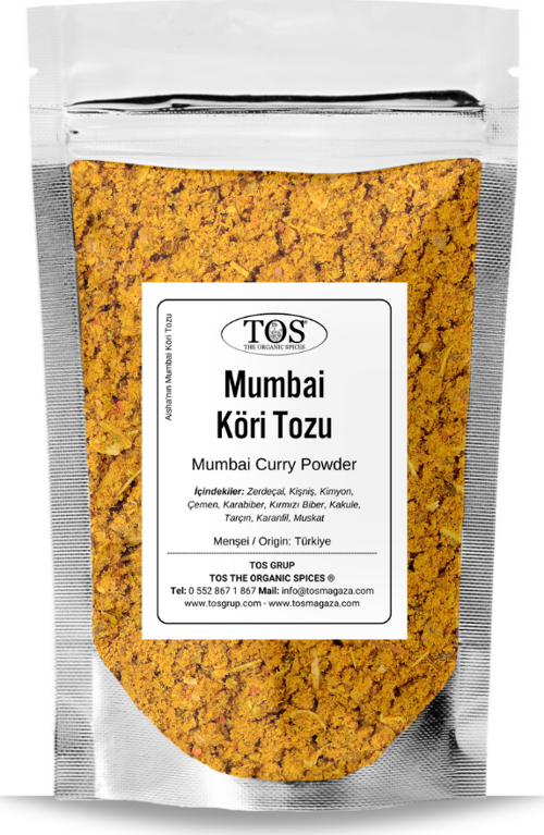 Aisha'nın Mumbai Köri Tozu 500 gr Aisha's Mumbai Curry Powder